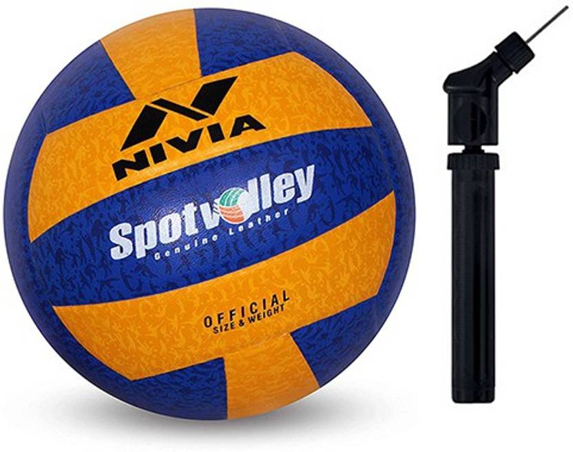 NIVIA SPOTVOLLEY + DOUBLE ACTION BALL PUMP Volleyball Kit Buy NIVIA