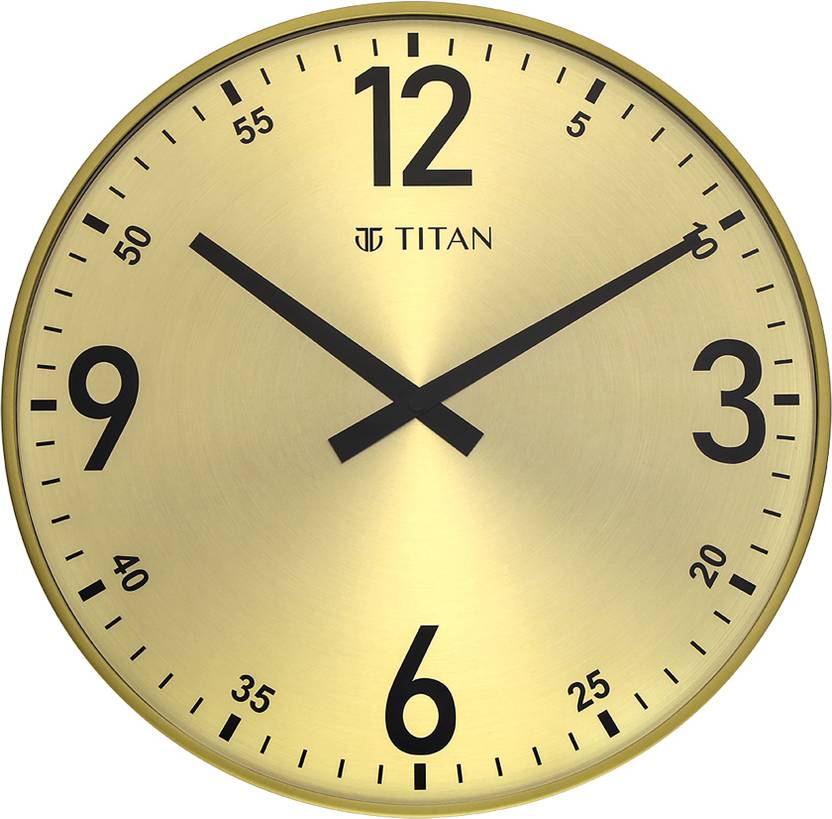 Titan Analog 36 cm X 36 cm Wall Clock Price in India Buy Titan Analog