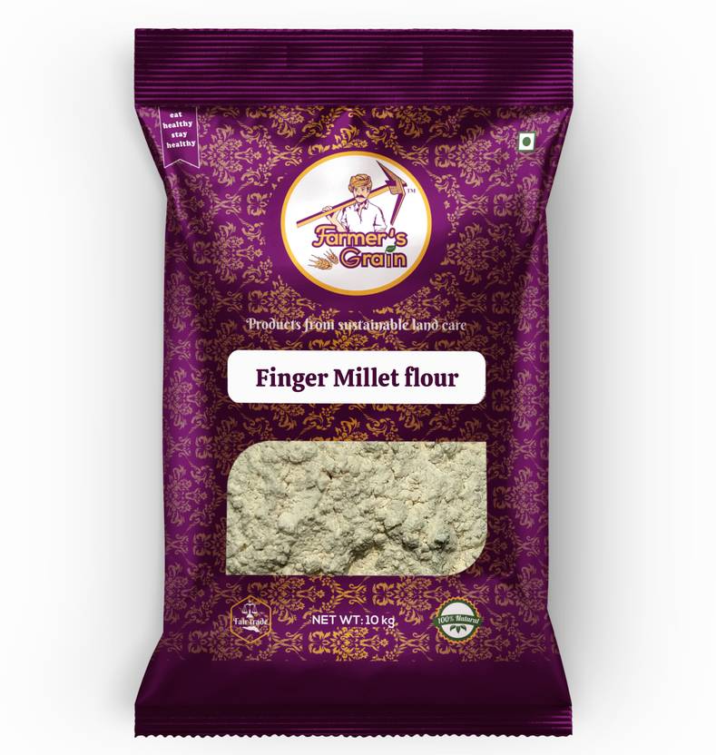Farmers Grain Grinded Finger Millet flour (10 kg) Price in India Buy Farmers Grain Grinded