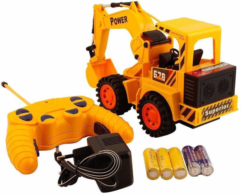 Wireless Remote Control Rechargeable JCB Truck 5 Channel For
