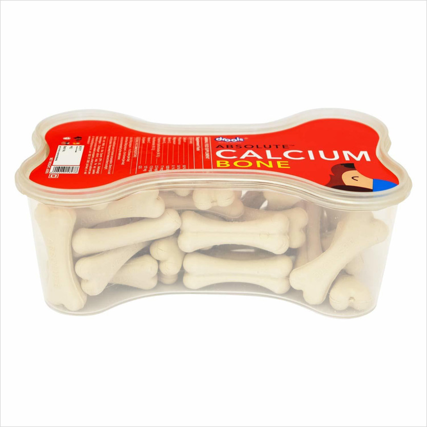 Drools Drools absolute calcium bone 600g Milk Dog Chew(600 g, Pack of 1) - Flipkart Deal