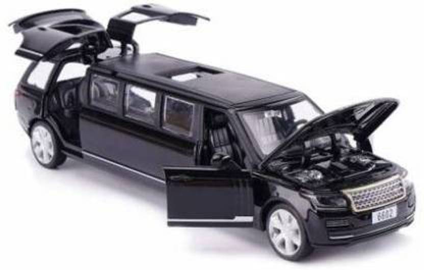 DhyeyCollection Range Rover Limousine Pull Back Metal Car Toy with