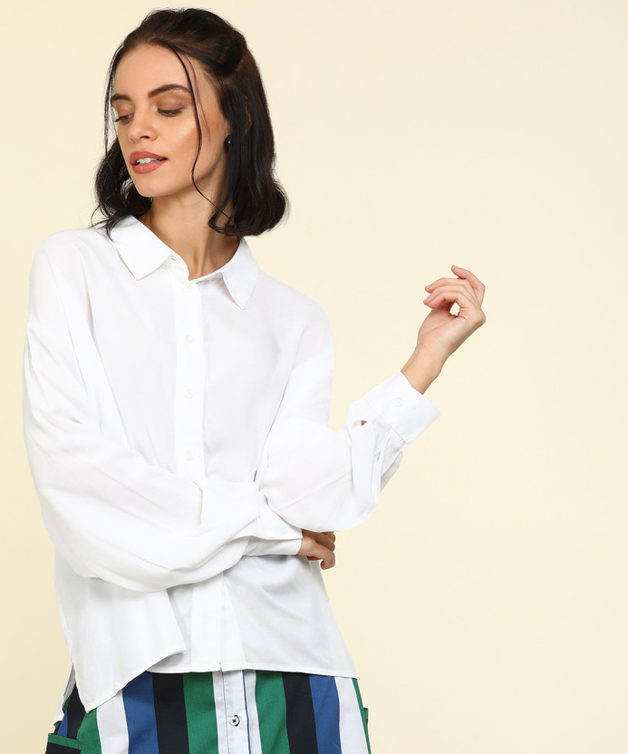 White shirt for womens forever 21 Clearance