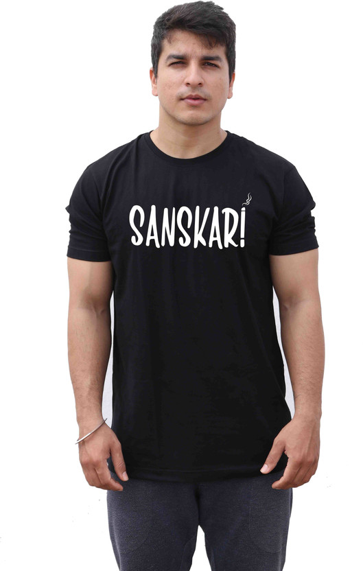Thread Monk Printed Men Round Neck
