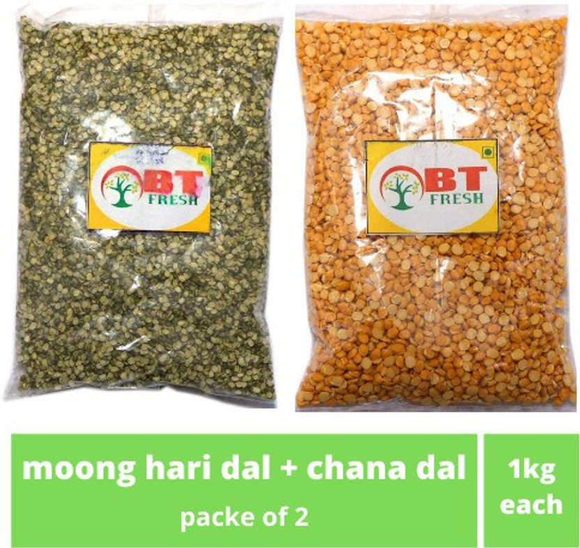 BT Fresh Organic Unpolished Chana Dal (Split)(2 kg)
