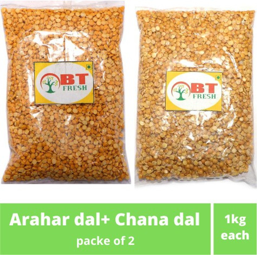 BT Fresh Organic Unpolished Toor/Arhar Dal(2 kg)