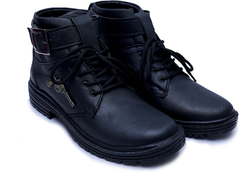 Neck Casual Shoes For Men Boots For Men 