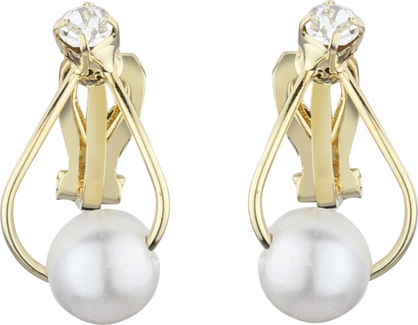 Jewellery Earrings Clip-On Earrings Silver Clip On Earrings Gold Clip On Earrings Clip On Drop Earrings Non Pierced Ears Earrings 