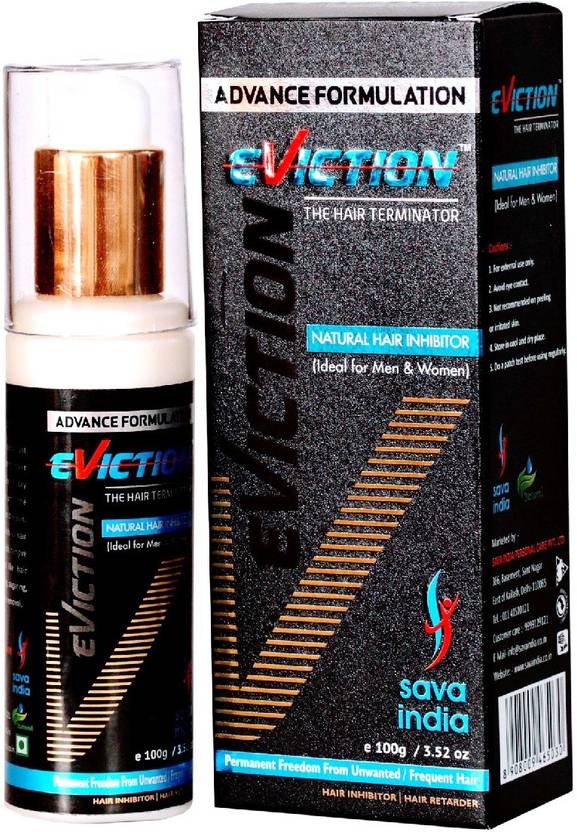 Eviction Natural Permanent Hair Removal Reduction & Retarder Stop Hair Growth Inhibitor Remover