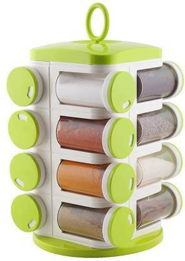 IkOankar Revolving Spice Rack, Masala Rack Spice Box, Masala Box ...