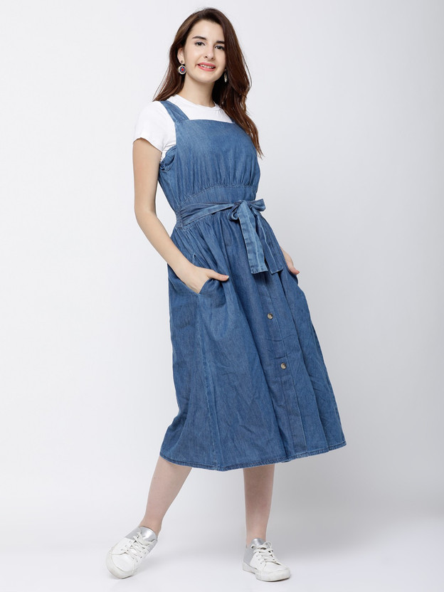 Tokyo talkies pinafore dress outlet