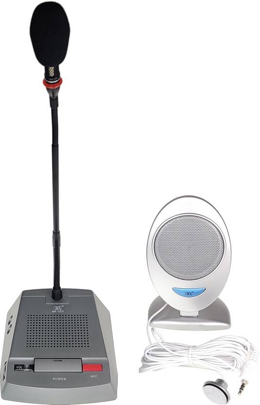 MX Counter Communication System Window with Speaker Mic Anti