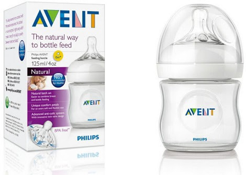Philips Avent Natural 2.0 - 125 ml(clear White)