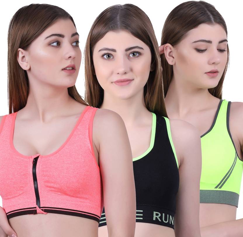 ZOTTO Women Sports Heavily Padded Bra Buy ZOTTO Women Sports Heavily