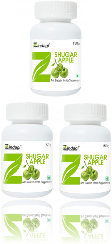 Zindagi Sugar Apple | Health Supplement For Unisex Sweetener|150gm| Sweetener(450 g, Pack of 3)