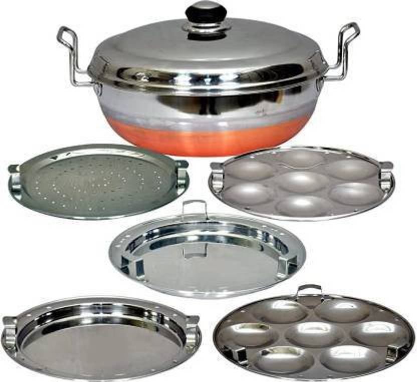 PBD Lifestyle Standard Idli Maker (Multi Kadai 5 Plate 14 Idli