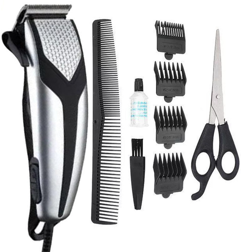 CPEX Professional Hair Clipper Electric Razor Electric Hair Trimmer Powerful Hair Shaving Corded Machine Hair Cutting Trimmer Corded Trimmer Trimmer 0 min  Runtime 4 Length Settings(Grey)