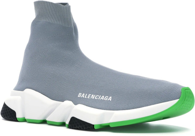 The Balenciaga Speed Trainer Gray Green 