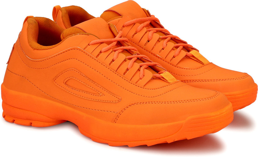 Neon orange running shoes Clearance