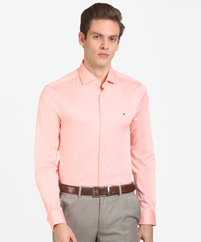 pink tommy hilfiger shirts