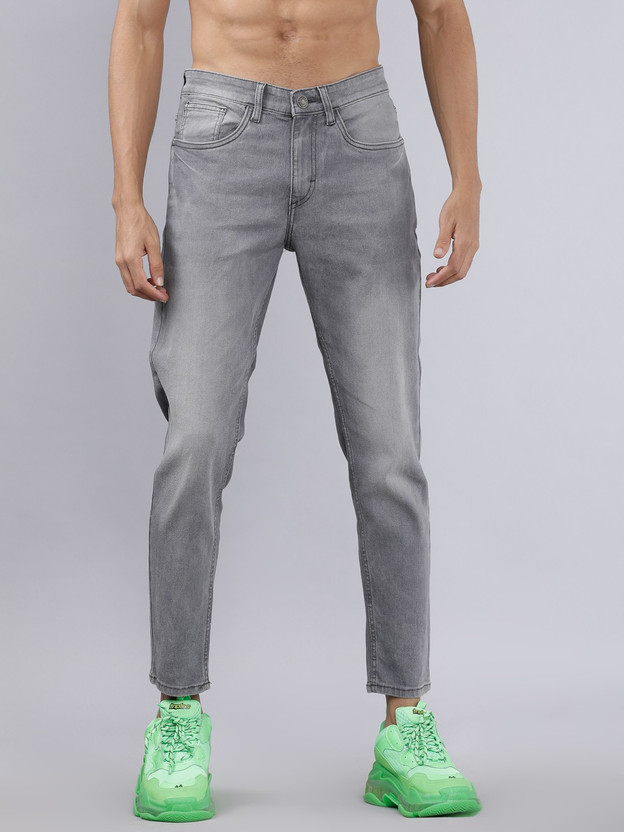 HIGHLANDER Tapered Fit Men Grey Jeans 
