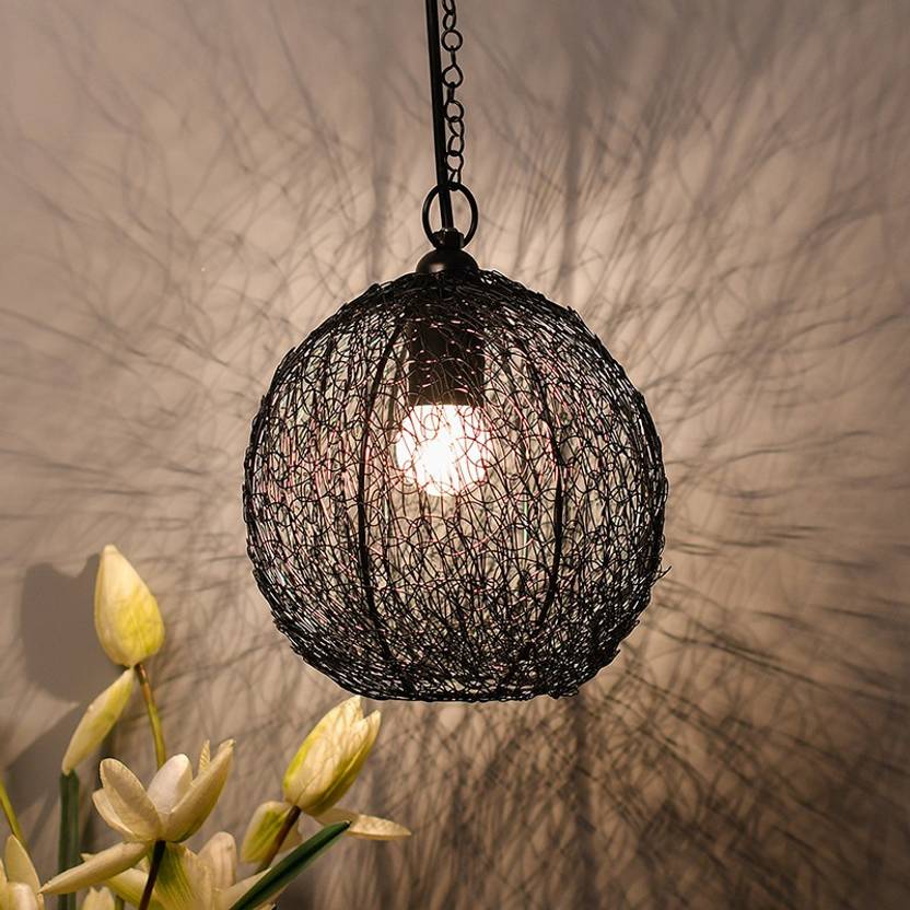 Flipkart Perfect Homes Classic Twisted Wire Round Hanging Pendant Light