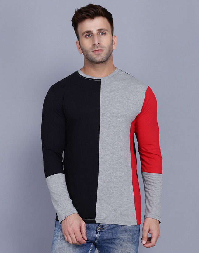 Muratti Color Block Men Round Neck