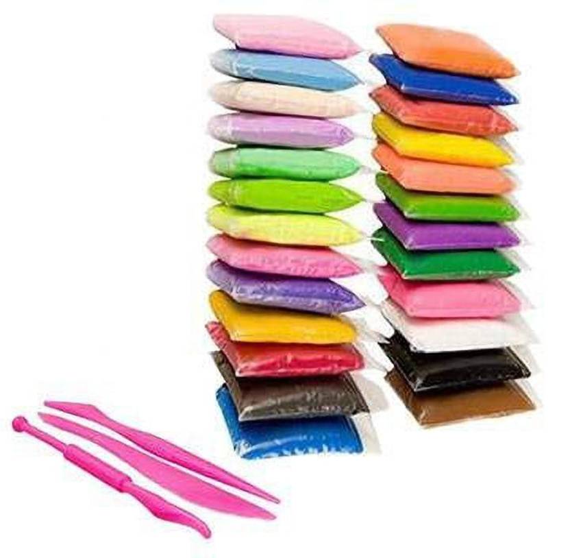 ToysLand 24 Colours Modelling DIY Air Dry Clay Play Dough Light Weight