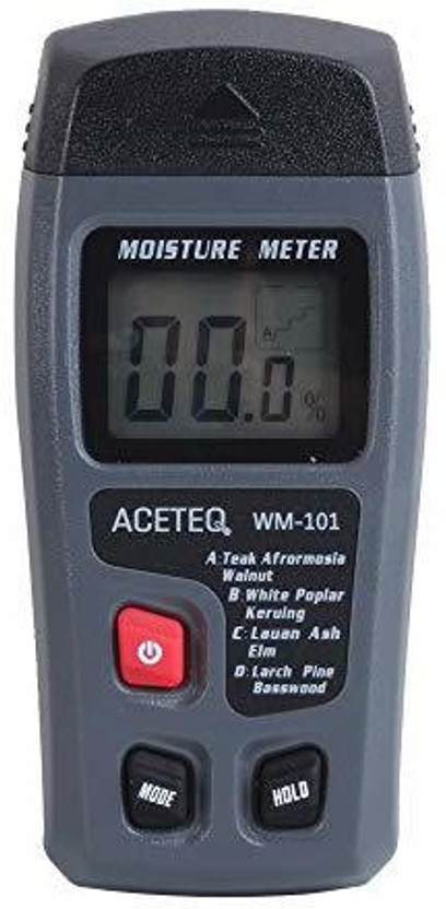 Affinity WOOD MOISTURE METER Moisture Meter, Digital Logs Moisture Meter Damp Meter / 0-99% Wood Humidity Tester Detector/Firewood Logs Timber Humidity Measuring Device Pin-Type Digital Moisture Measurer(10 mm)