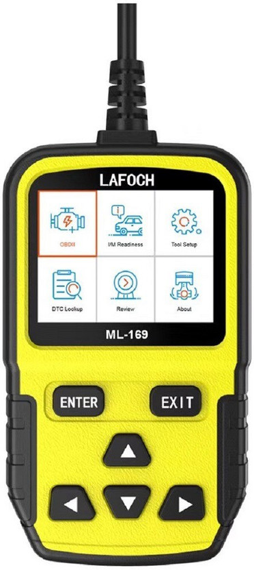 Flipkart SmartBuy OBDII ML169 OBDII/EOBD +Can Check Engine Multi Languages OBD Reader