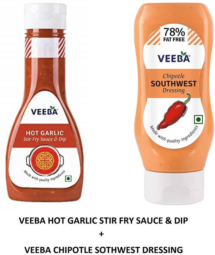 VEEBA HOT GARLIC SAUCE + CHIPOTLE SAUCE Sauce Price in India Buy