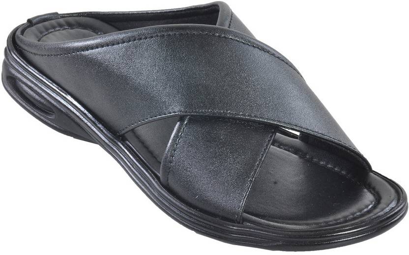 AJANTA Men Black Sandals Buy AJANTA Men Black Sandals Online at Best