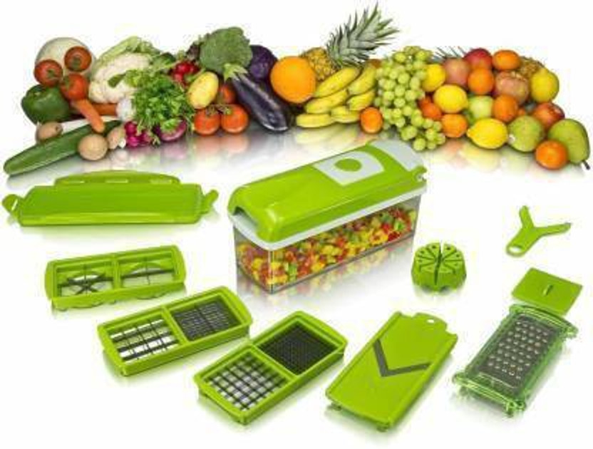 Access Access Multi Purpose 12 in 1 Vegetable And Fruit Cutter Greter Slicer Dicer For Kitchen Use Vegetable & Fruit Chopper(1 set) - Flipkart Deal
