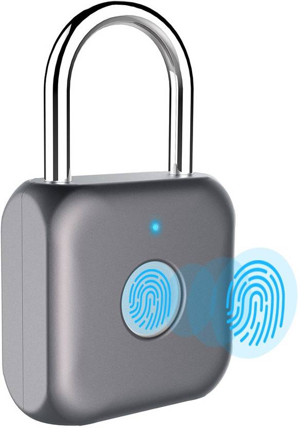 OIDA Fingerprint Padlock Smart lock Keyless USB Charging Padlock