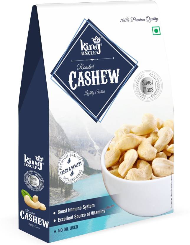 KING UNCLE Cashew Rosted and LightlySalted 240Nuts (2 Packs of 250 ...