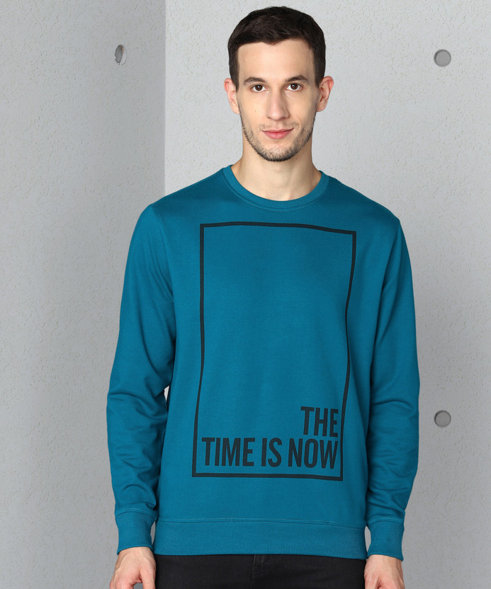 Full Sleeve Printed Men Sweatshirt 