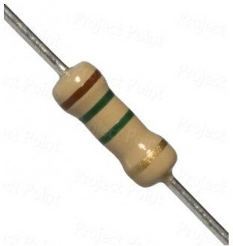 EMERGING TECHNOLOGIES 100 PCS 1M OHM 0.25W CARBON FILM 1M (CFR) Fixed