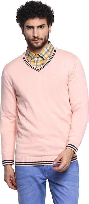 pink sweater outfit men