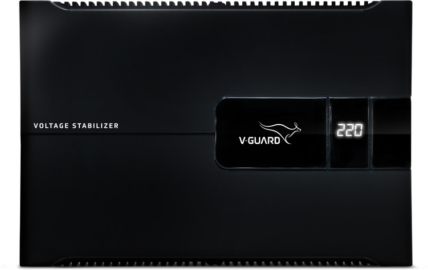 V-Guard Voltino Max Digi 3 A TV Stabilizer for up to 140 cm (55'') Smart TV + Set Top Box + Home Theatre(Black)