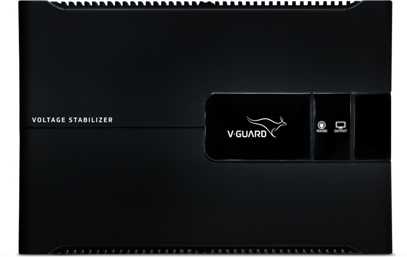 V-Guard Voltino Max TV Stabilizer for up to 140 cm (55'') Smart TV + Set Top Box + Home Theatre(Matte Black)