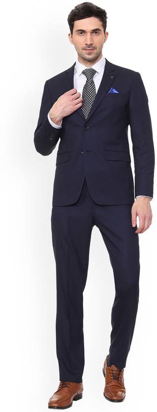 LOUIS PHILIPPE Blazer and Trousers Solid Men Suit - Buy LOUIS ...