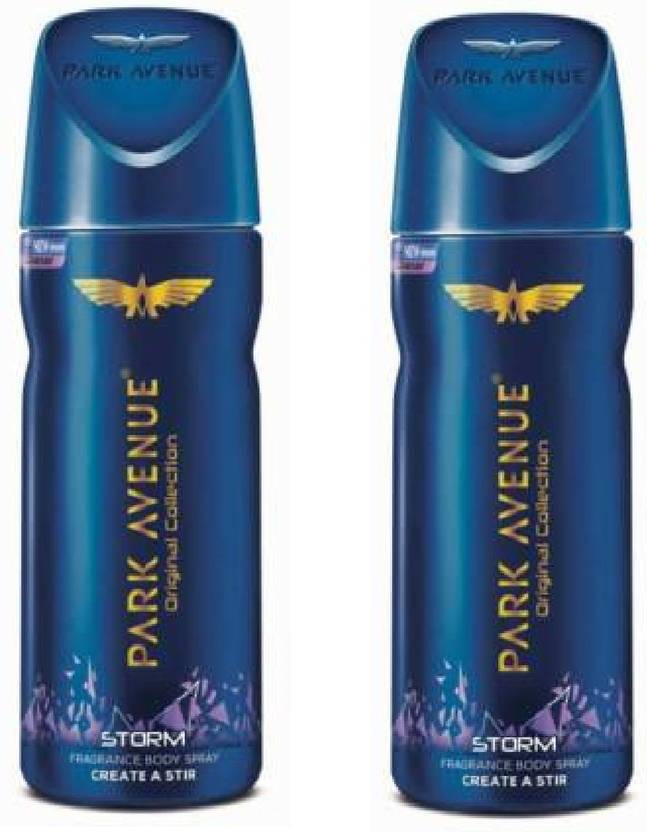 PARK AVENUE Storm Deodorants 150 Ml*2 Pcs Body Spray For Men & Women