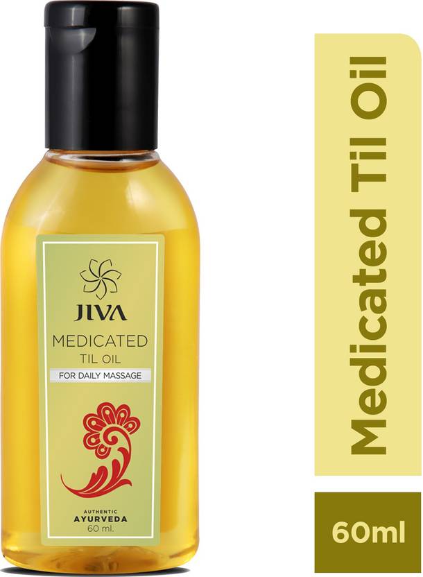 JIVA AYURVEDA Medicated Til Oil Provides Strength to Muscles