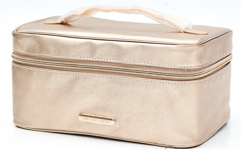 Michael kors gold makeup bag clearance