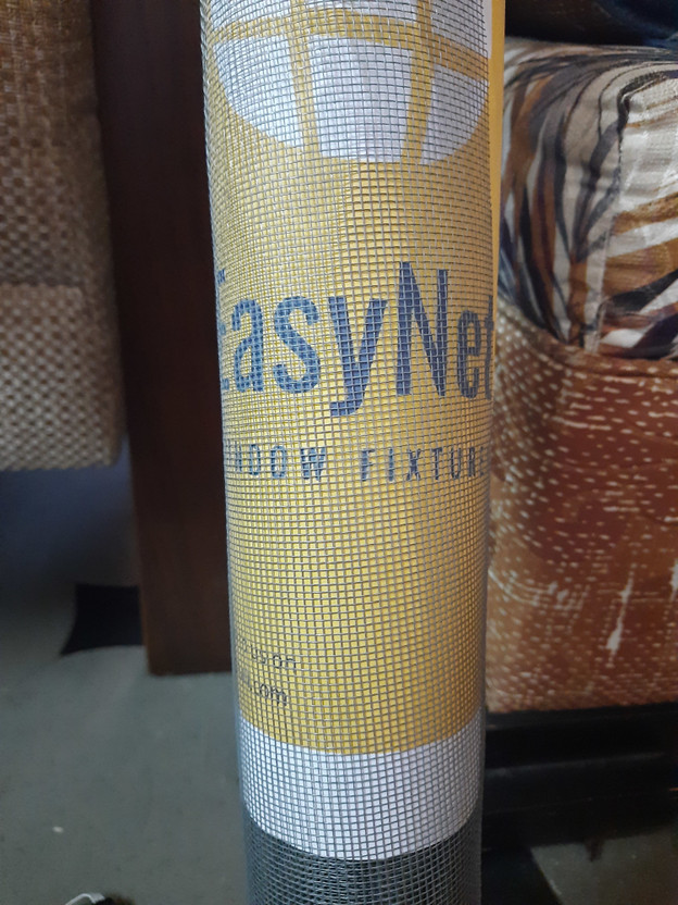 Easynet 5FT X 9 FT 120GSM PVC coated FibreGlass mosquito mesh with Velcro Fibre Washable Adults Mosquito Net(Grey, Black, IVORY, Frame Hung)