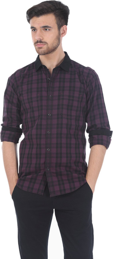 grape wine colour shirt