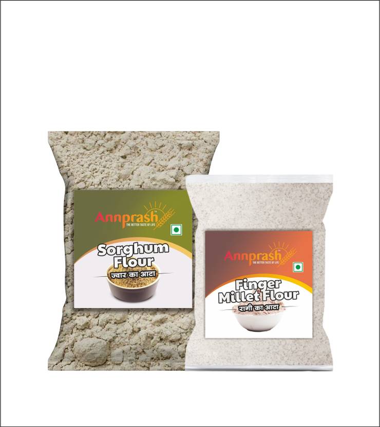 ANNPRASH PREMIUM QUALITY FLOUR/ Jowar ATTA & FINGER MILLET