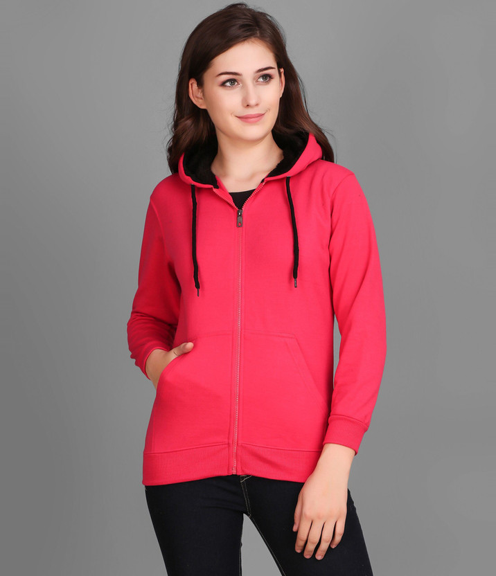 Full Sleeve Solid Women Sports Jacket 