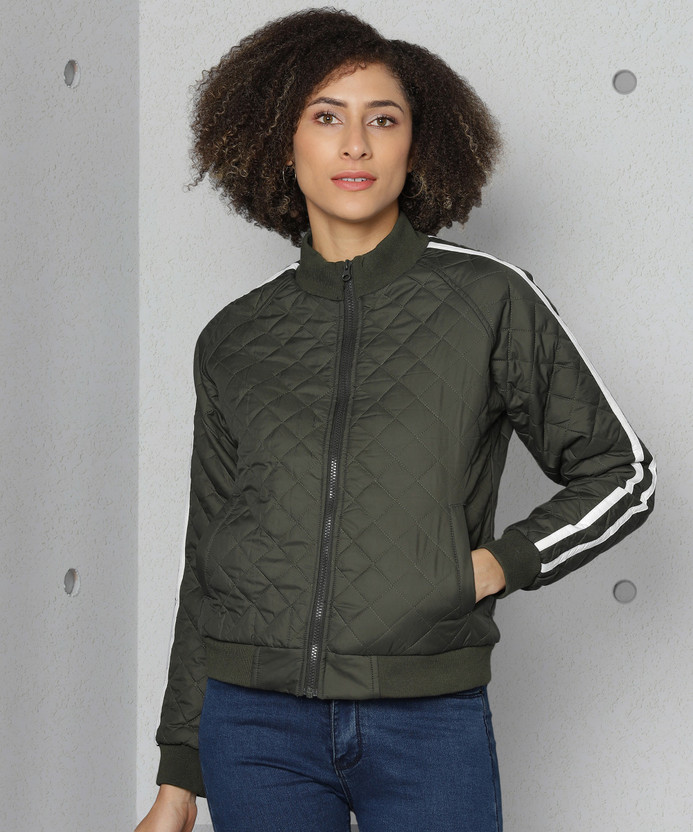 Sleeve Solid Women Jacket 