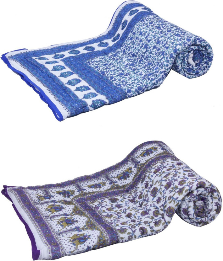 ICRAFTY ICRAFTY Printed Single Quilt for  Heavy Winter(Cotton, Multicolor) - Flipkart Deal